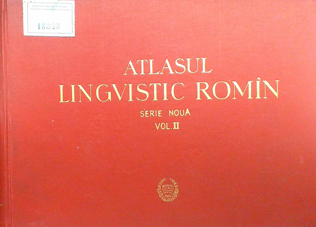 ATLASUL LINGVISTIC ROMIN VOL. II