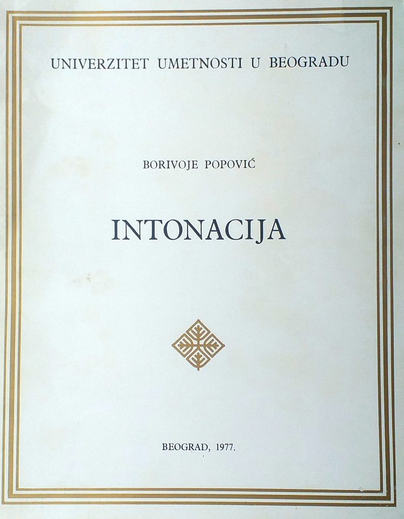 INTONACIJA