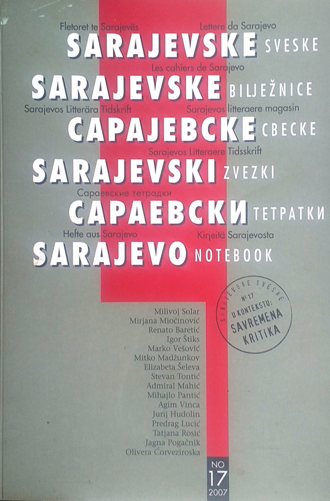 SARAJEVSKE PRIČE NO. 17