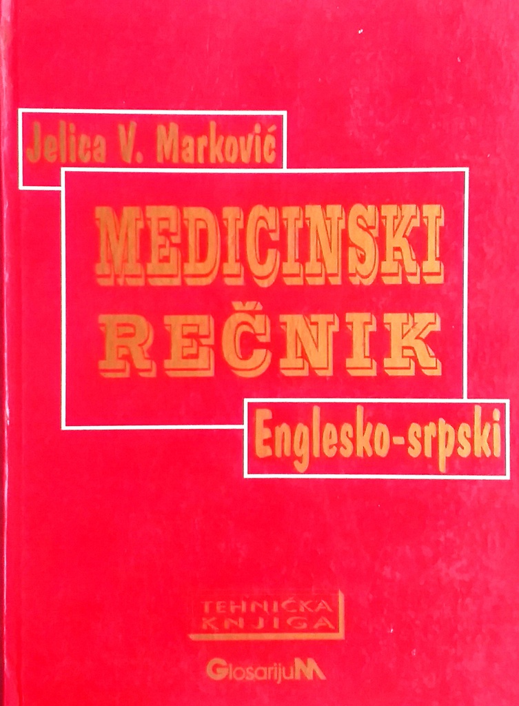 MEDICINSKI REČNIK ENGLESKO-SRPSKI