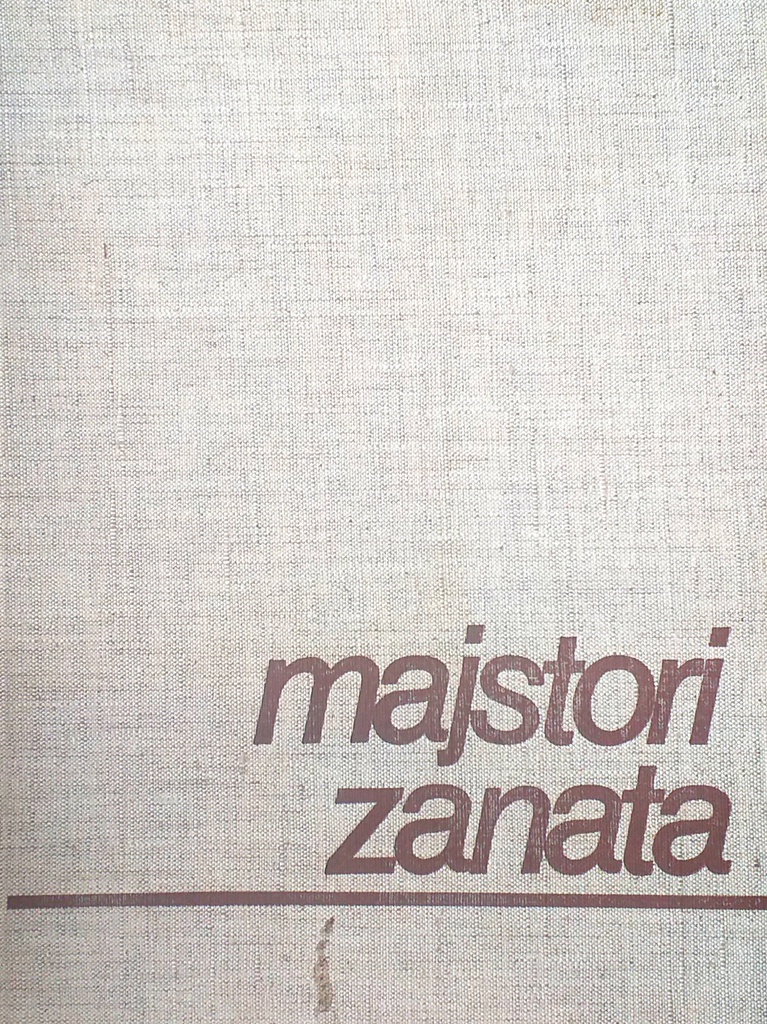 MAJSTORI ZANATA