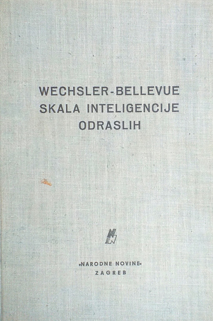 WECHSLER-BELLEVUE SKALA INTELIGENCIJE ODRASLIH