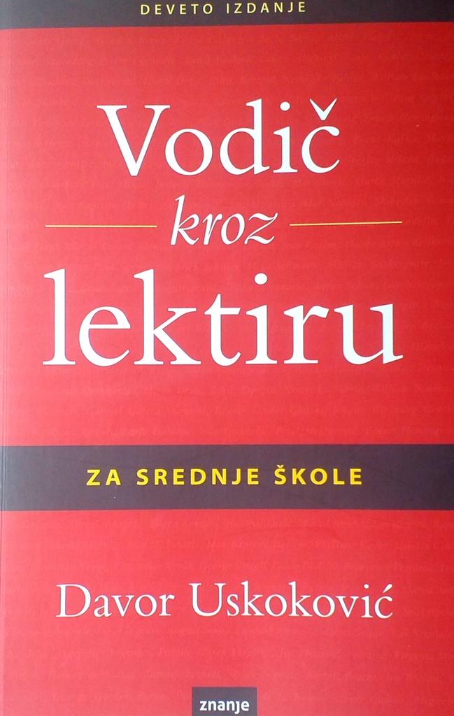 VODIČ KROZ LEKTIRU ZA SREDNJE ŠKOLE