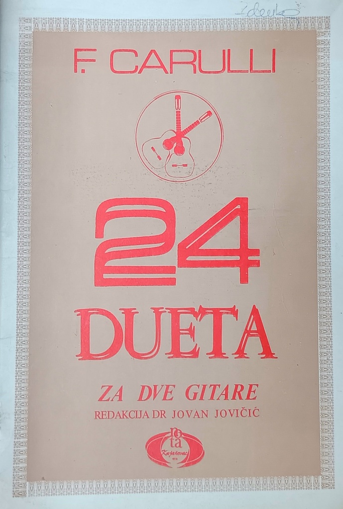 24 DUETA ZA DVE GITARE