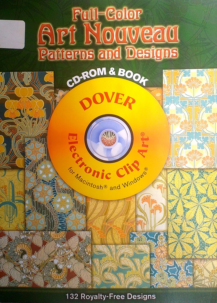 FULL-COLOR ART NOUVEAU PATTERNS AND DESIGNS