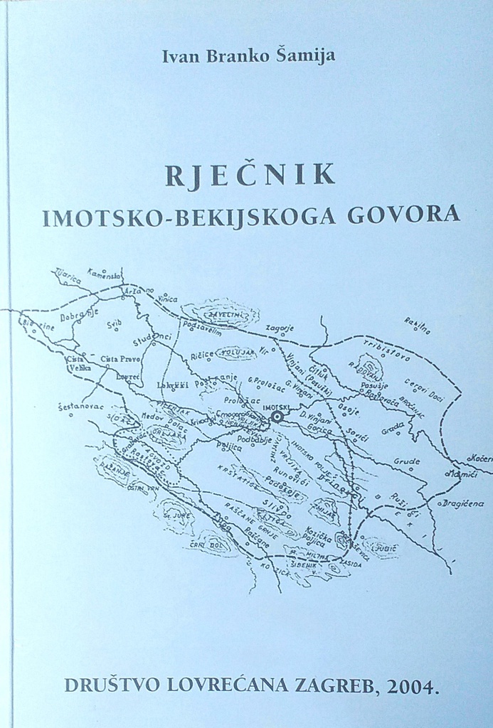 RJEČNIK IMOTSKO-BEKIJSKOGA GOVORA