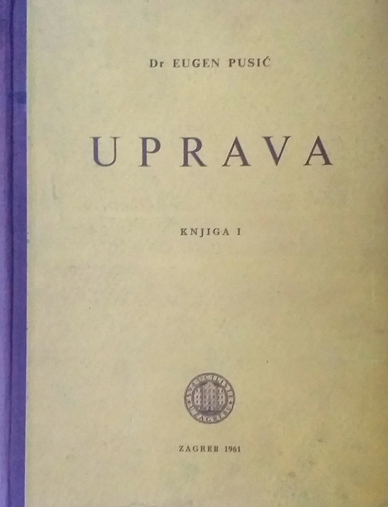 UPRAVA KNJIGA I