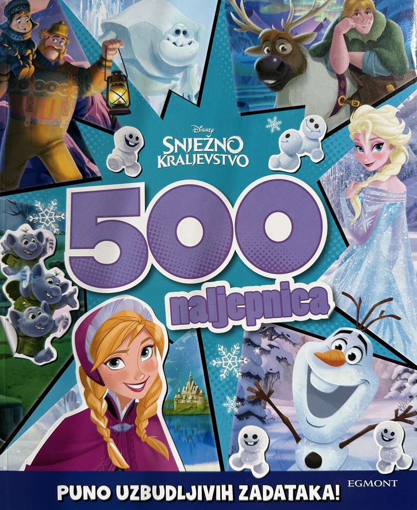 DISNEY - SNJEŽNO KRALJEVSTVO 500 NALJEPNICA