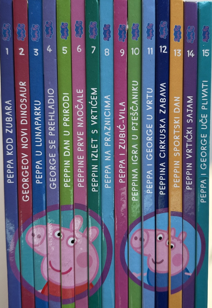 PEPPA PIG KOMPLET 1-15