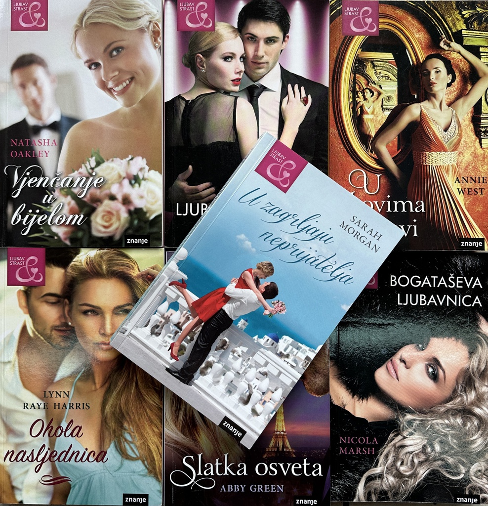 LJUBAV I STRAST - SET ROMANA