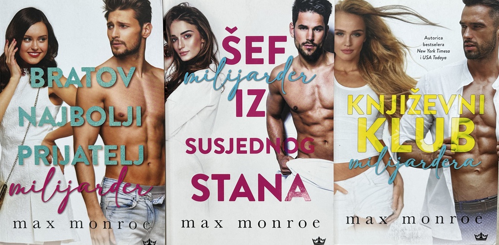 BRATOV NAJBOLJI PRIJATELJ MILIJARDER - ŠEF MILIJARDER IZ SUSJEDNOG STANA - KNJIŽEVNI KLUB MILIJARDERA