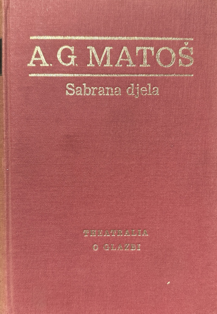 SABRANA DJELA X. - THEATRALIA O GLAZBI