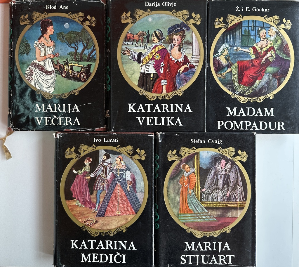 KATARINA VELIKA - MARIJA VEČERA - KATARINA MEDIČI - MADAM POMPADUR - MARIJA STJUART