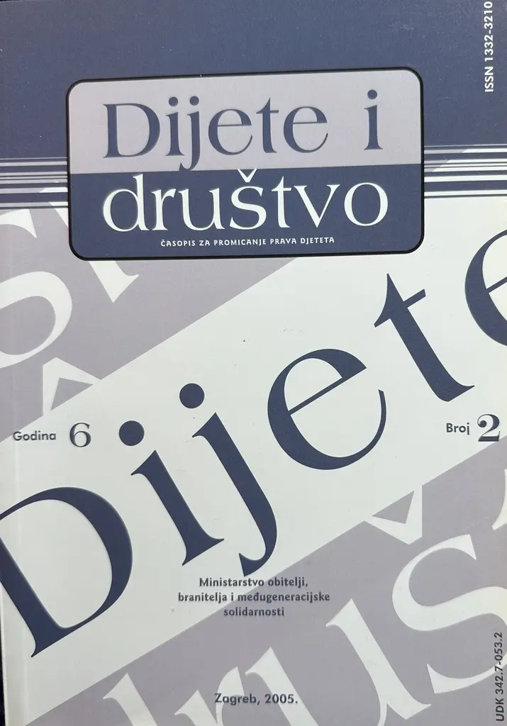 DIJETE I DRUŠTVO GOD.6 BR.2