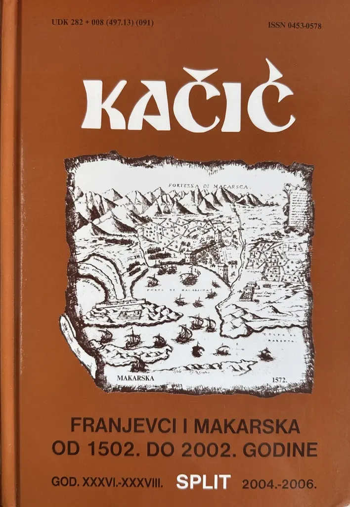 FRANJEVCI I MAKARSKA OD 1502. DO 2002. GODINE