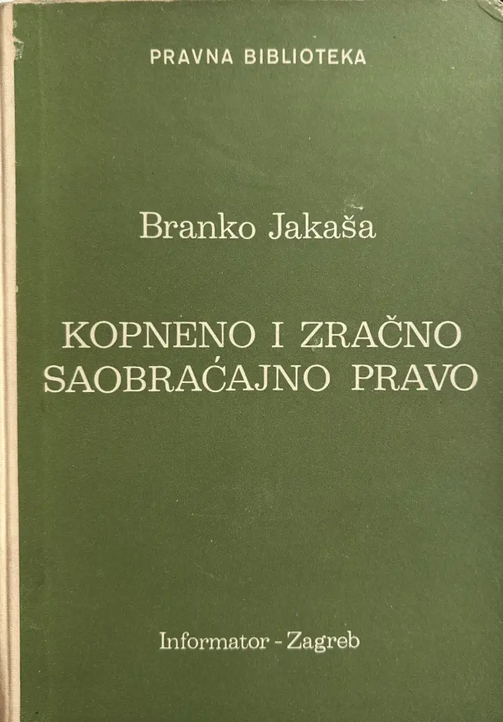 KOPNENO I ZRAČNO SAOBRAĆAJNO PRAVO