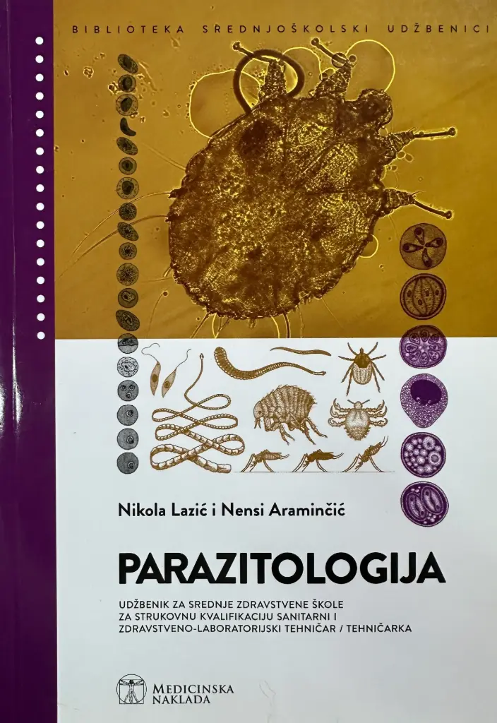 PARAZITOLOGIJA UDŽBENIK ZA SREDNJE ZDRAVSTVENE ŠKOLE
