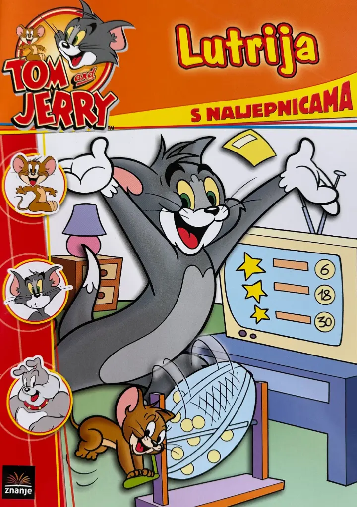 TOM AND JERRY - LUTRIJA (S NALJEPNICAMA)