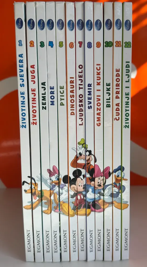 DISNEY ENCIKLOPEDIJA MOJ SVIJET 1-12