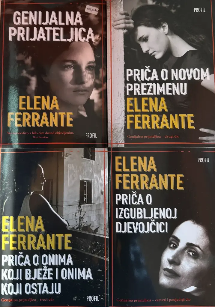 GENIJALNA PRIJATELJICA 1-4 KOMPLET