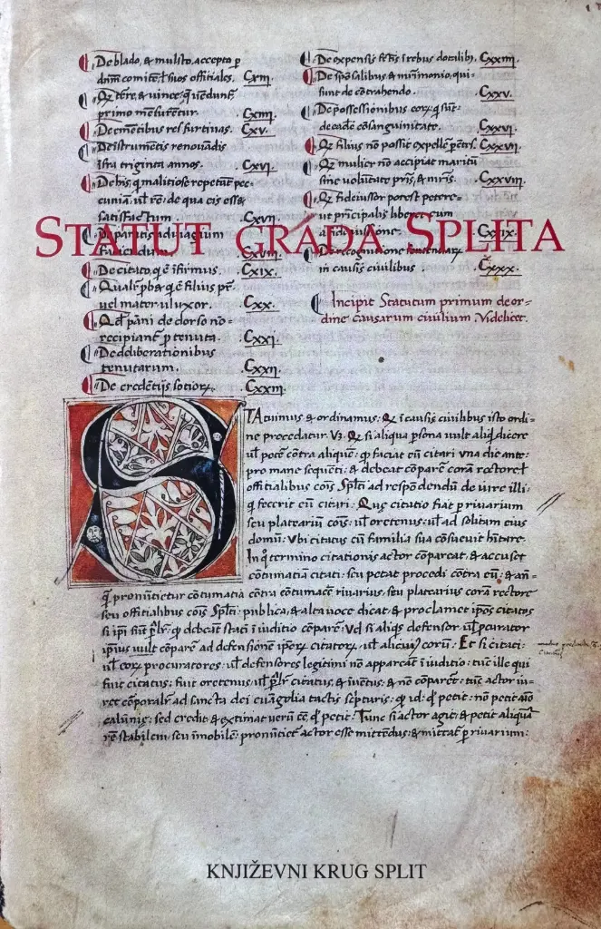 STATUT GRADA SPLITA