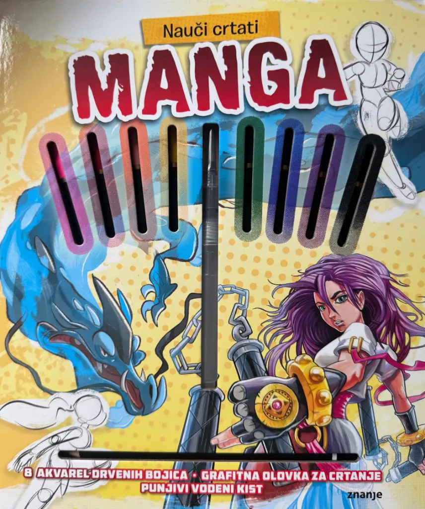 NAUČI CRTATI - MANGA