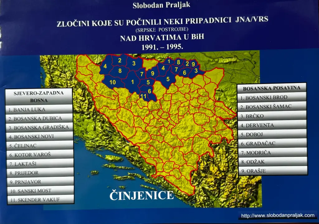 ZLOČINI KOJE SU POČINILI NEKI PRIPADNICI JNA/VRS NAD HRVATIMA U BIH 1991. - 1995.