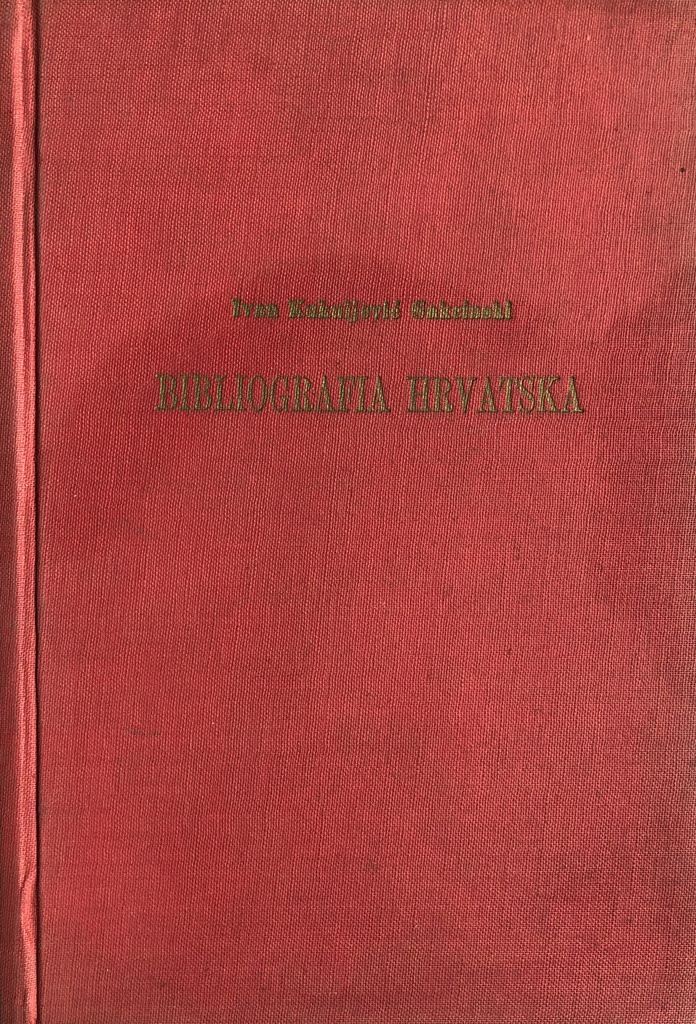 BIBLIOGRAFIA HRVATSKA