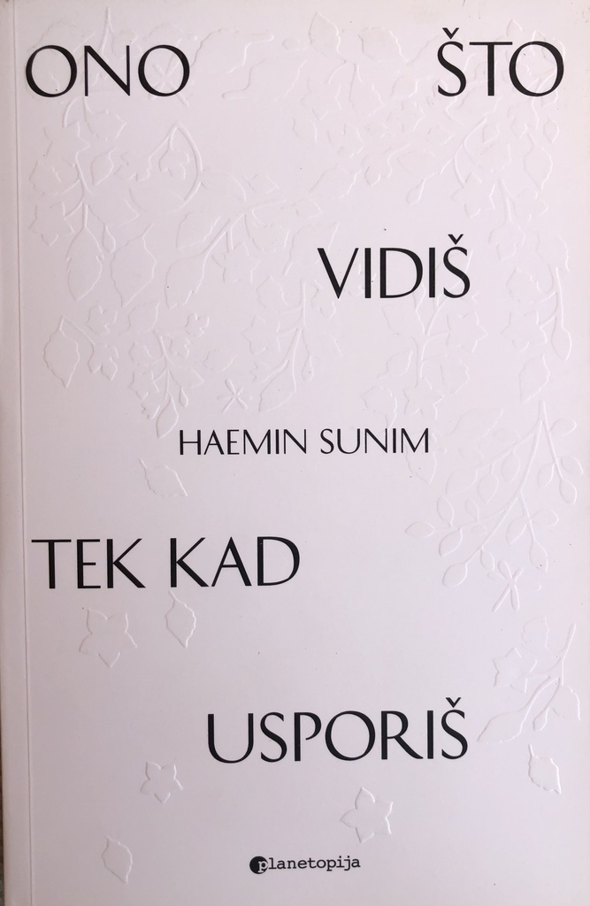 ONO ŠTO VIDIŠ TEK KAD USPORIŠ