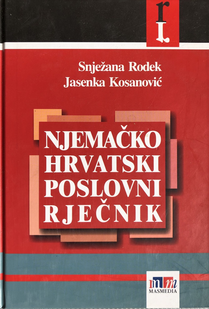 NJEMAČKO HRVATSKI POSLOVNI RJEČNIK