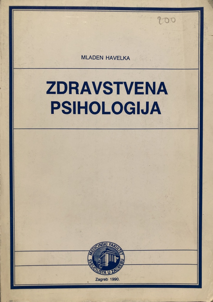 ZDRAVSTVENA PSIHOLOGIJA