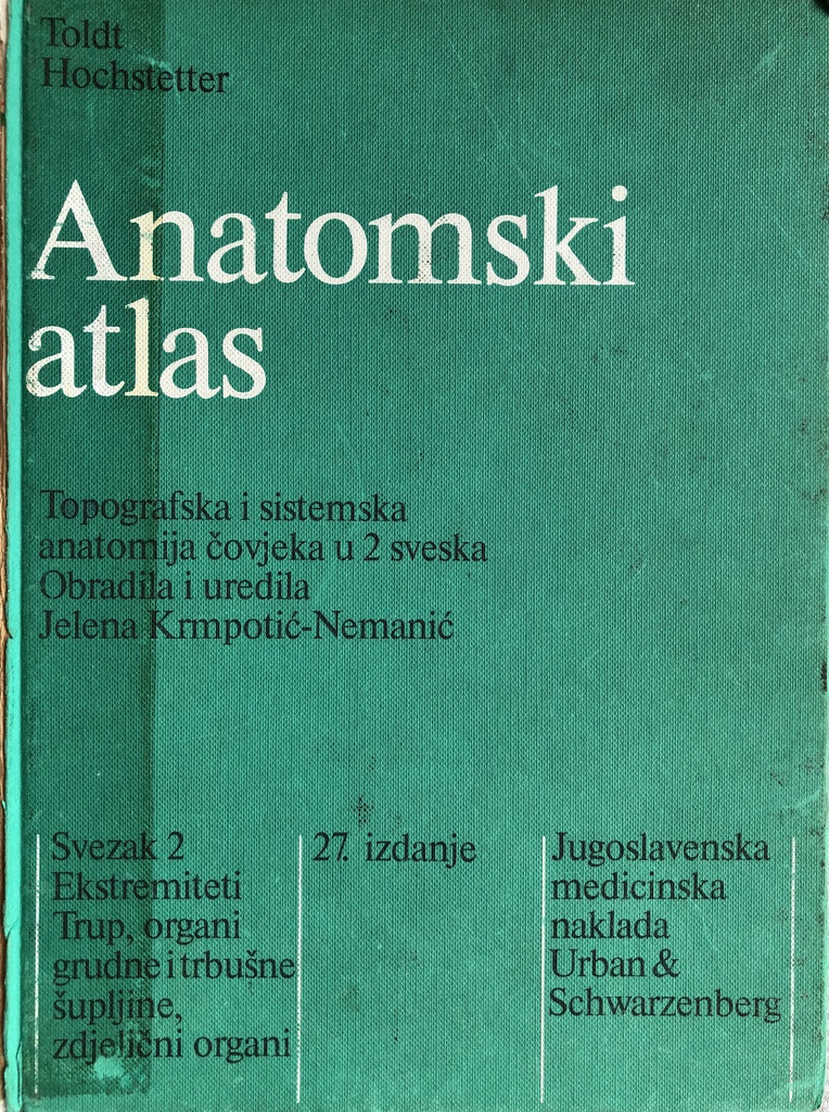 ANATOMSKI ATLAS - SVEZAK 2
