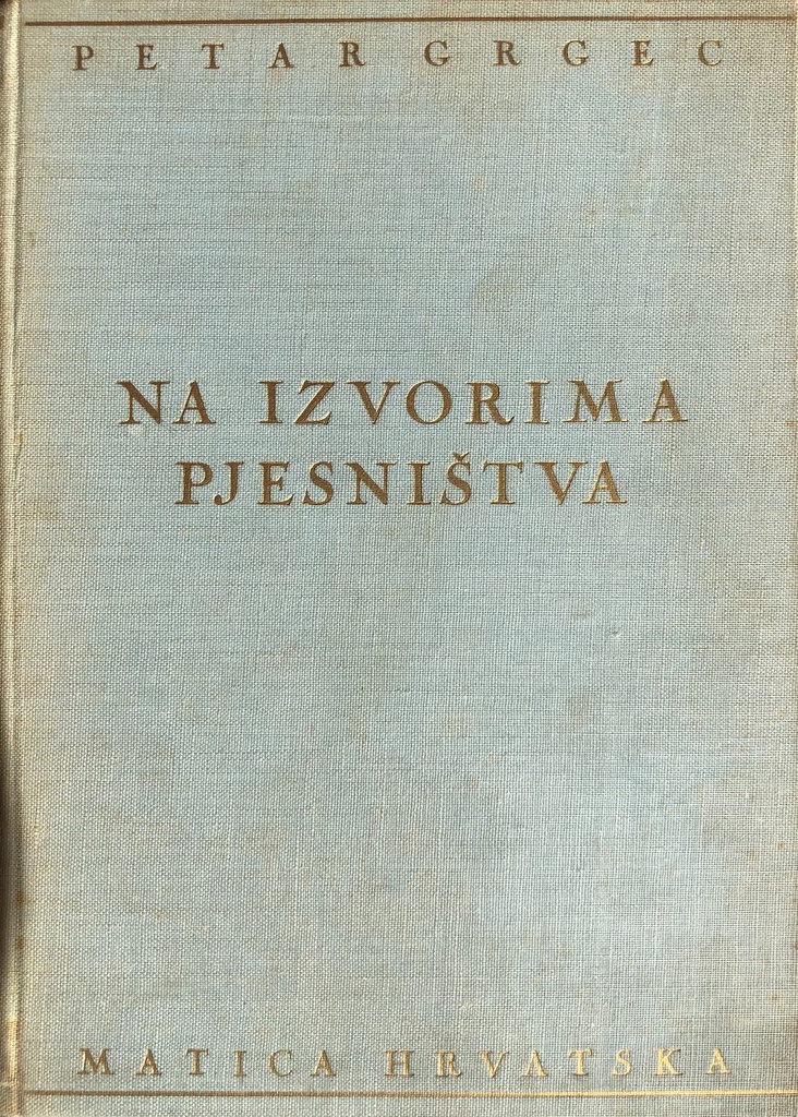 NA IZVORIMA PJESNIŠTVA