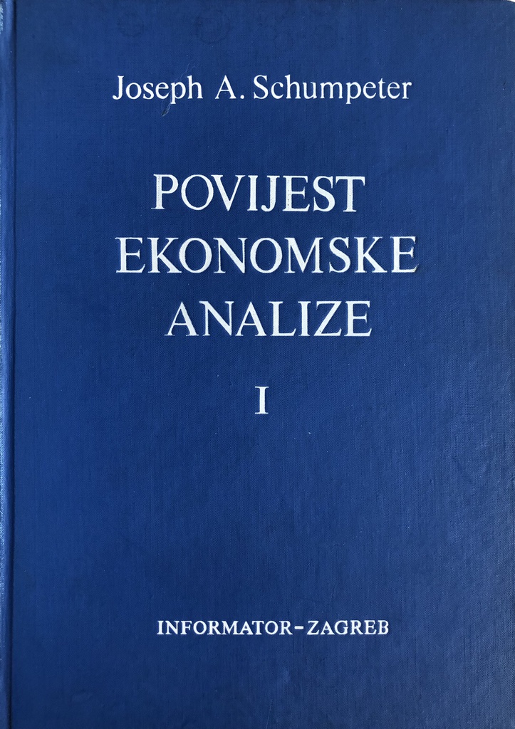POVIJEST EKONOMSKE ANALIZE I