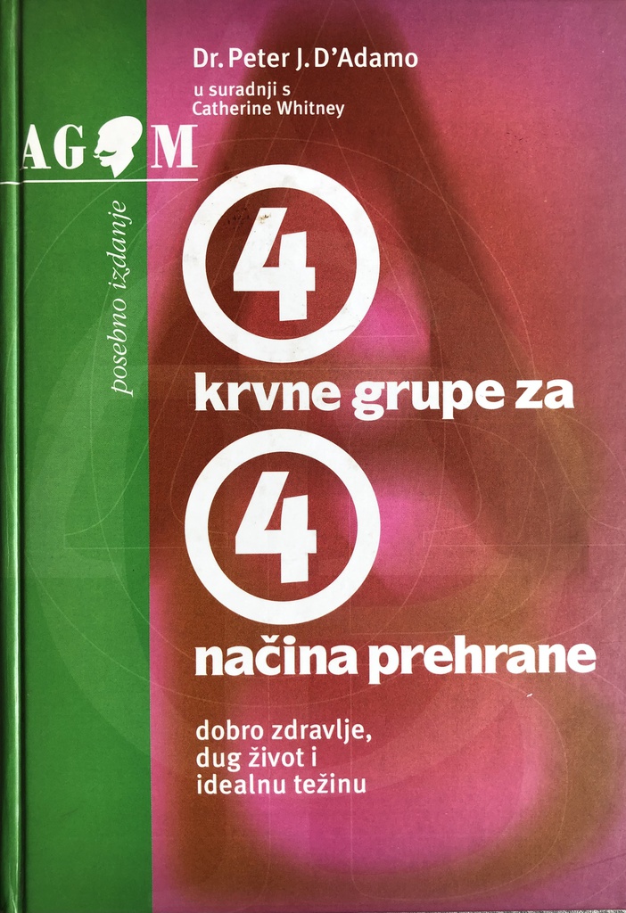 4 KRVNE GRUPE ZA 4 NAČINA PREHRANE