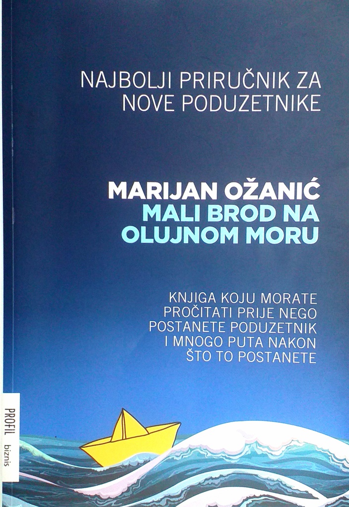 MALI BROD NA OLUJNOM MORU