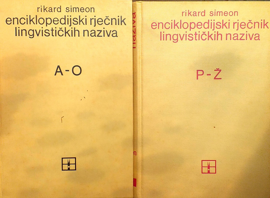 ENCIKLOPEDIJSKI RJEČNIK LINGVISTIČKIH NAZIVA 1-2