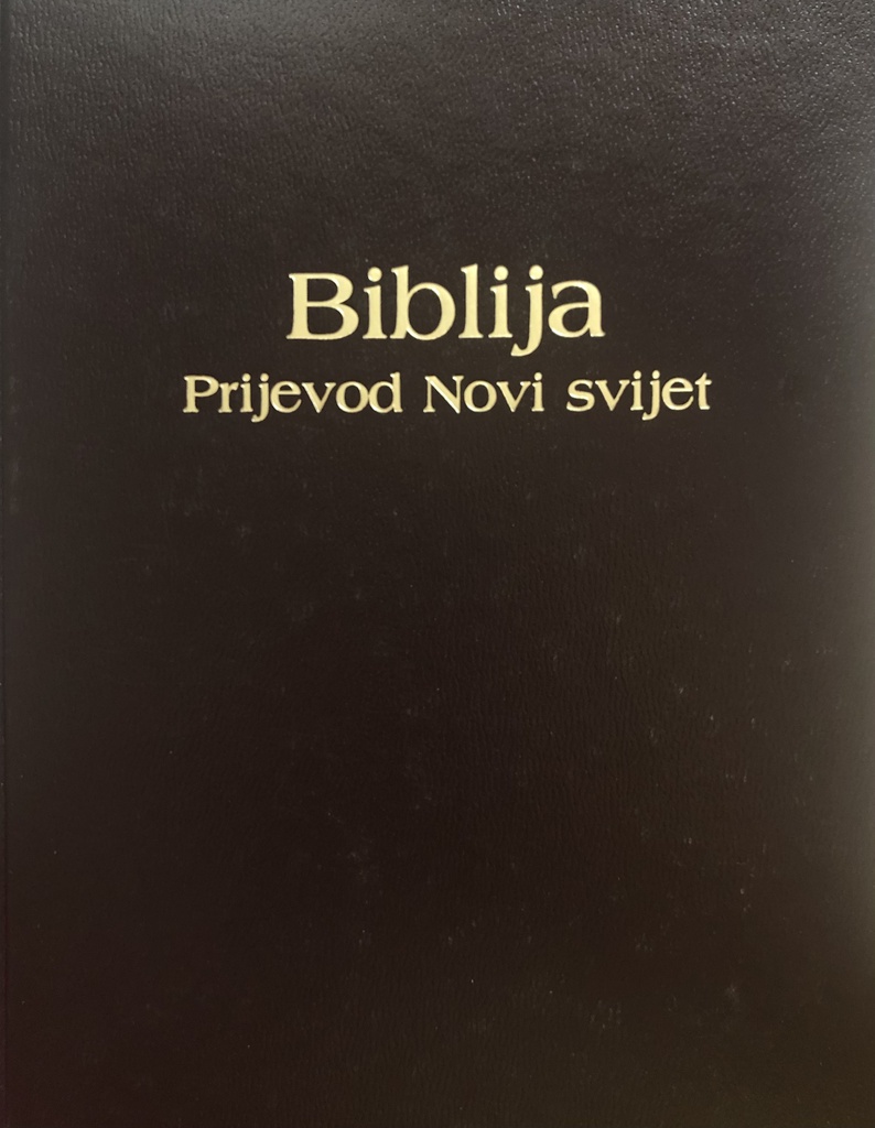 BIBLIJA-PRIJEVOD NOVI SVIJET