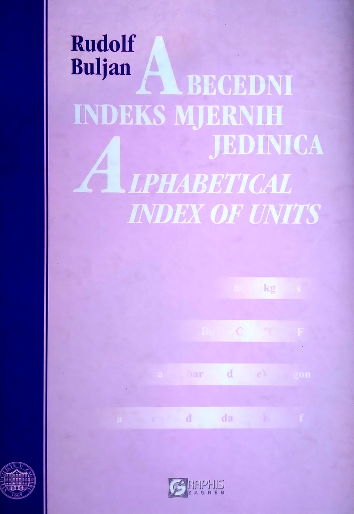 ABECEDNI INDEKS MJERNIH JEDINICA