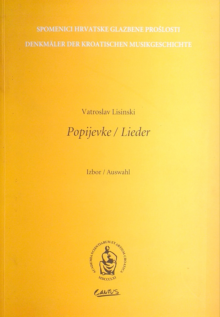 POPIJEVKE/LIEDER