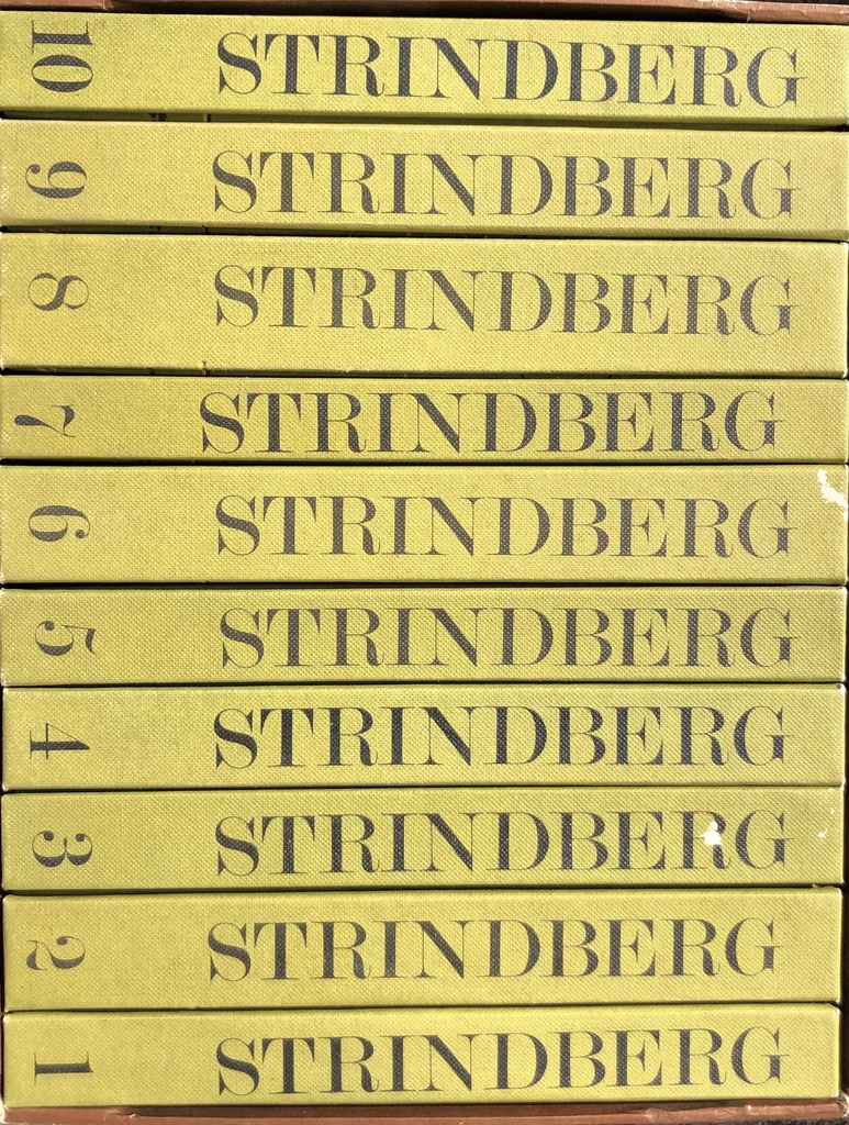 AUGUST STRINDBERG ODABRANA DJELA 1-10