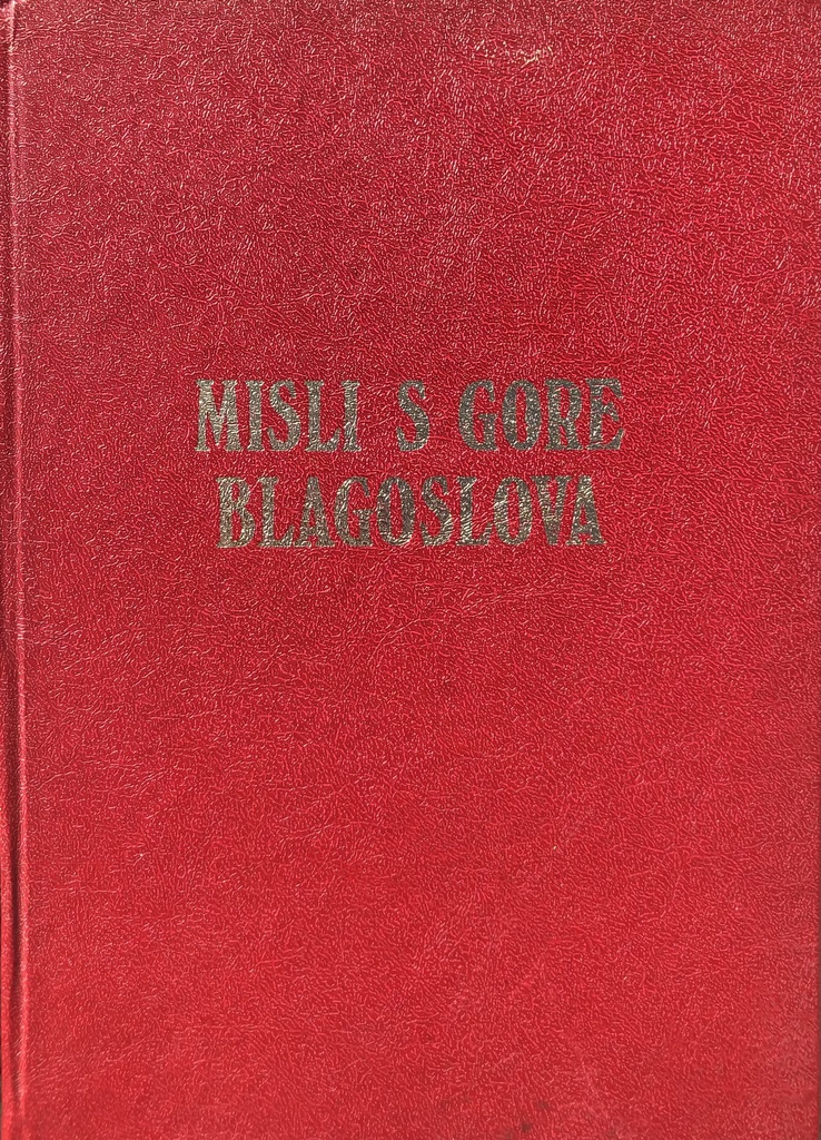 MISAL S GORE BLAGOSLOVA