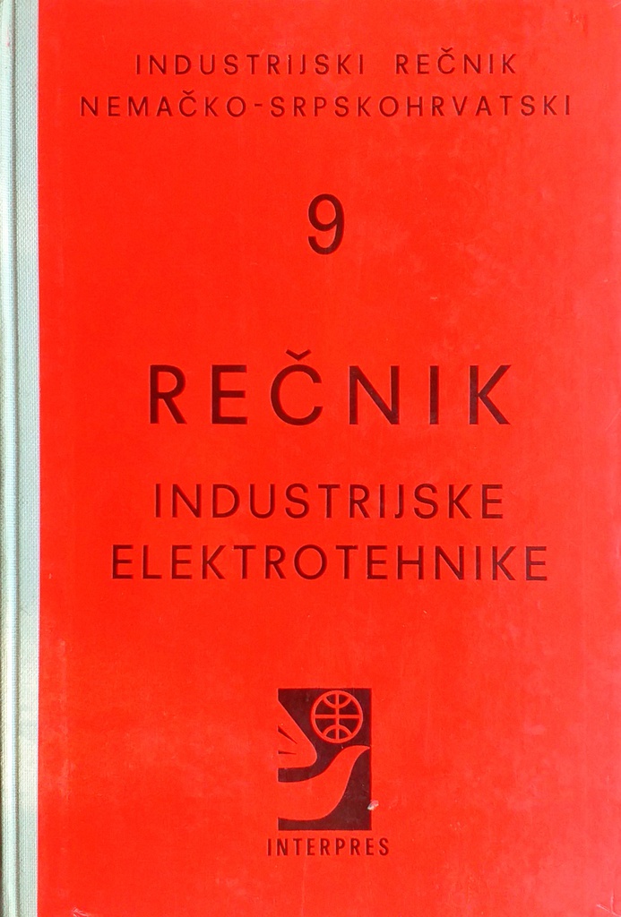 INDUSTRIJSKI REČNIK NEMAČKO-SRPSKOHRVATSKI 9