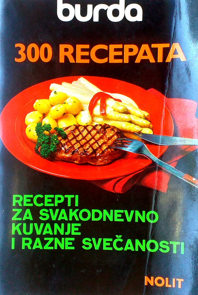 300 RECEPATA: RECEPTI ZA SVAKODNEVNO KUVANJE I RAZNE SVEČANOSTI