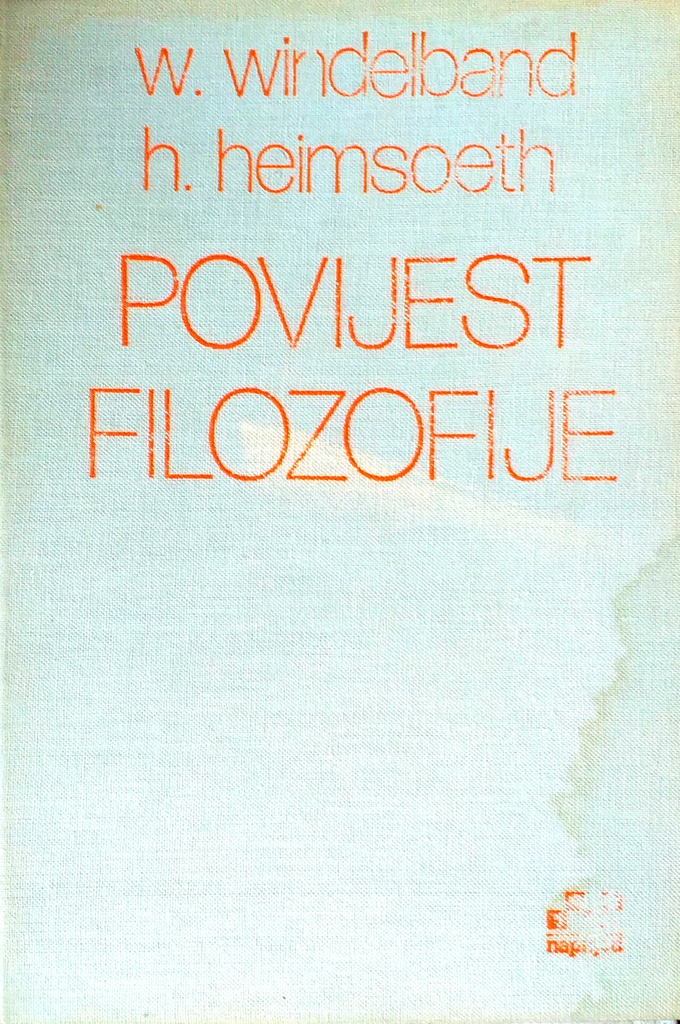 POVIJEST FILOZOFIJE KNJIGA PRVA
