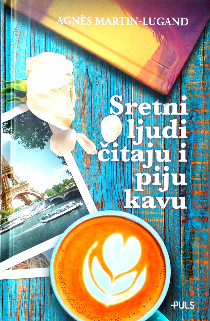 SRETNI LJUDI ČITAJU I PIJU KAVU