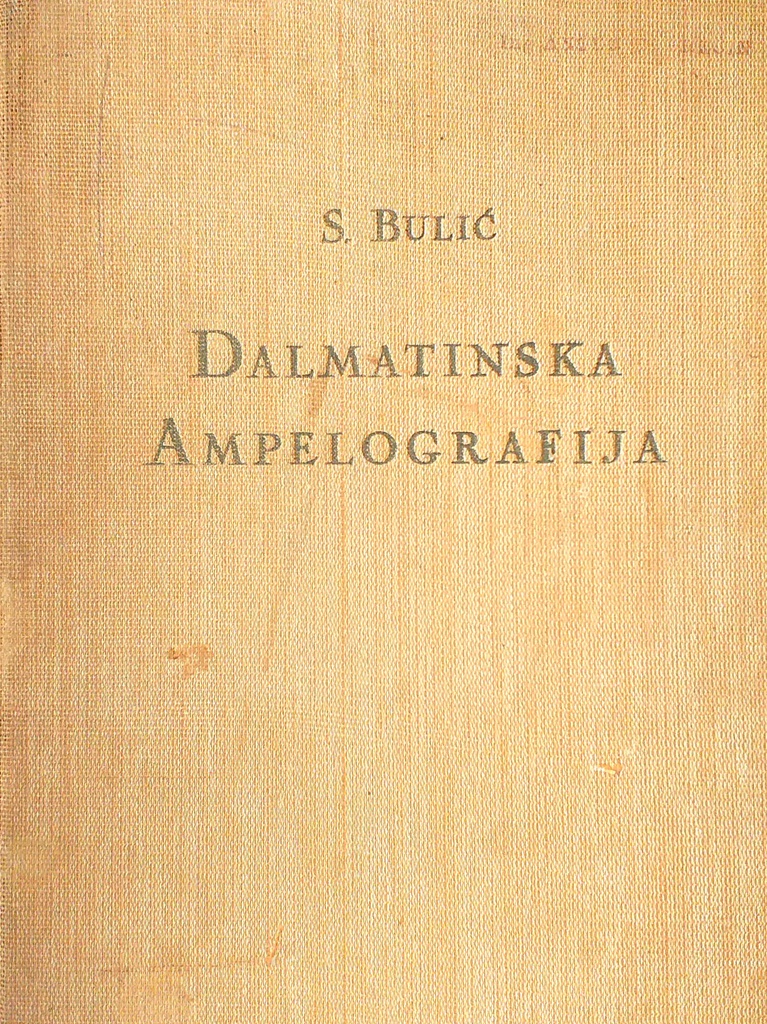 DALMATINSKA AMPELOGRAFIJA