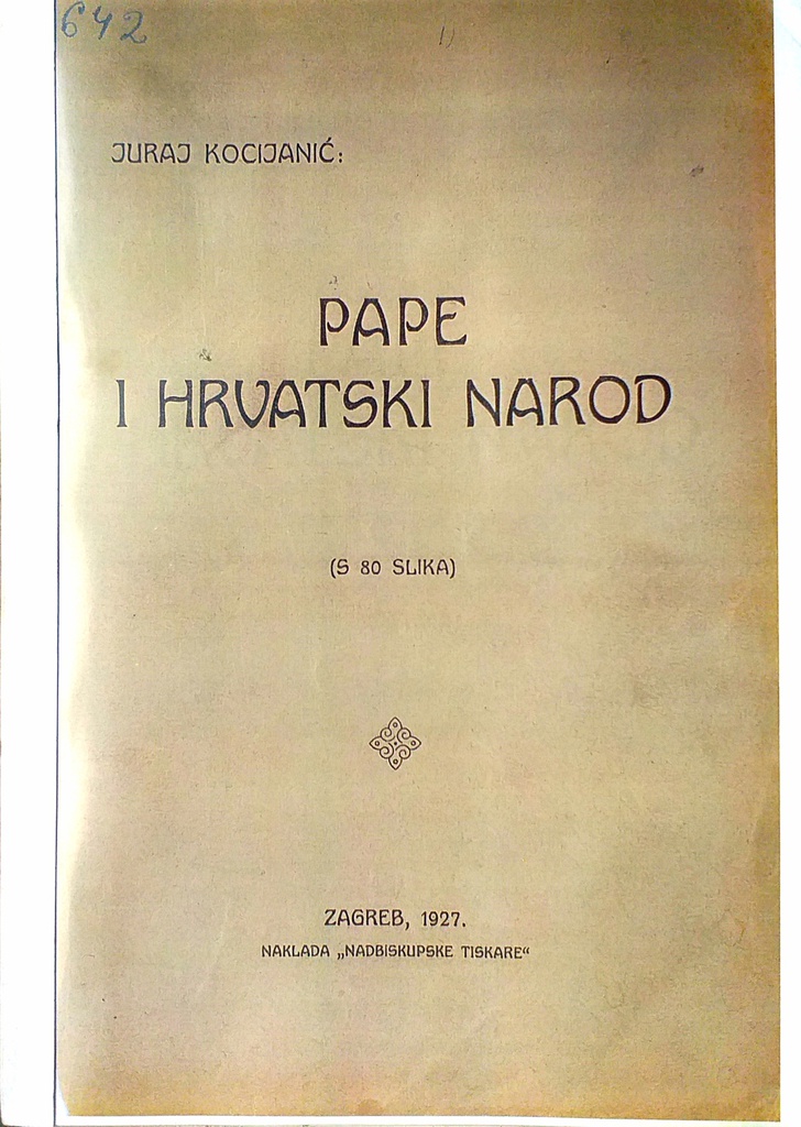 PAPE I HRVATSKI NAROD