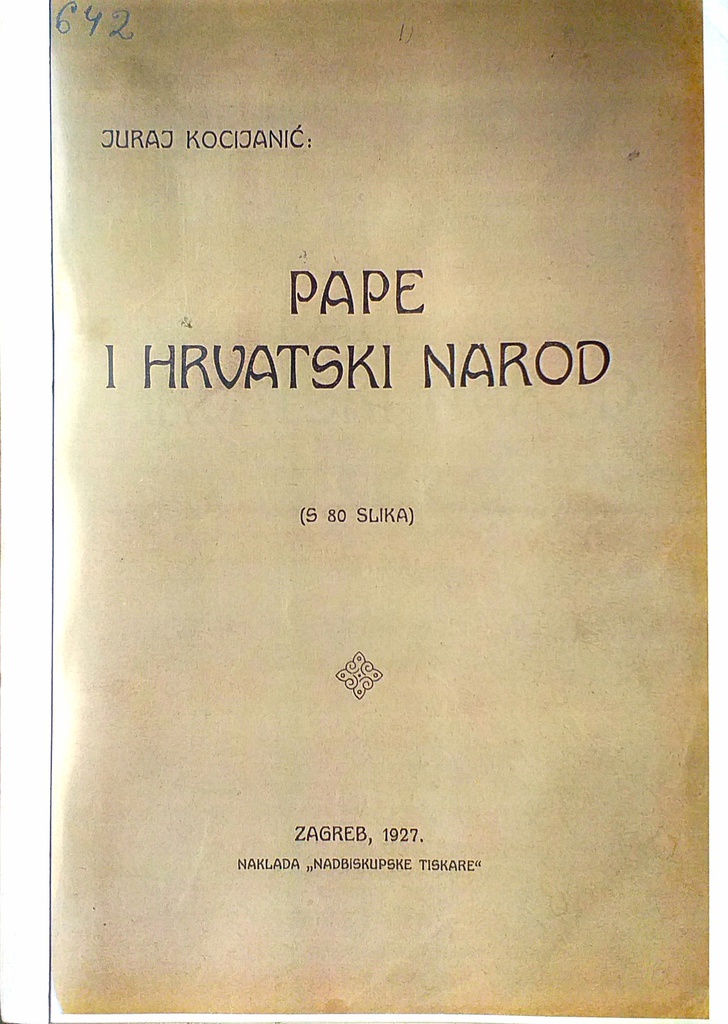 PAPE I HRVATSKI NAROD