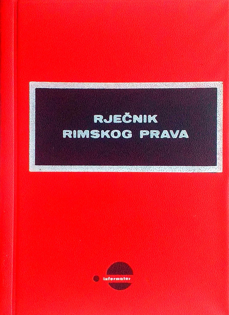 RJEČNIK RIMSKOG PRAVA